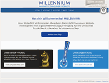 Tablet Screenshot of millennium2000.de